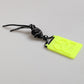 Yellow Green Rubber DG Embossed Adjustable Badge Holder