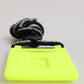 Yellow Green Rubber DG Embossed Adjustable Badge Holder