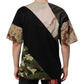 Multicolor Patchwork Cotton CrewNeck  T-shirt