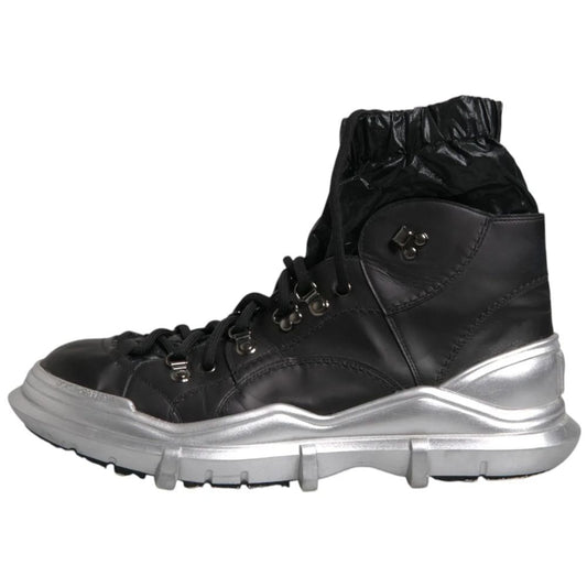 Black Lambskin Men Ankle Boot
