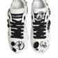 White Portofino Crystal Sneakers  Shoes