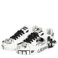 White Portofino Crystal Sneakers  Shoes