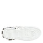 White Portofino Crystal Sneakers  Shoes