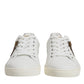 White Sacred Heart Men Low Top Sneakers Shoes