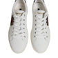 White Sacred Heart Men Low Top Sneakers Shoes
