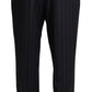 Gray Wool Blend Formal Trousers Pants