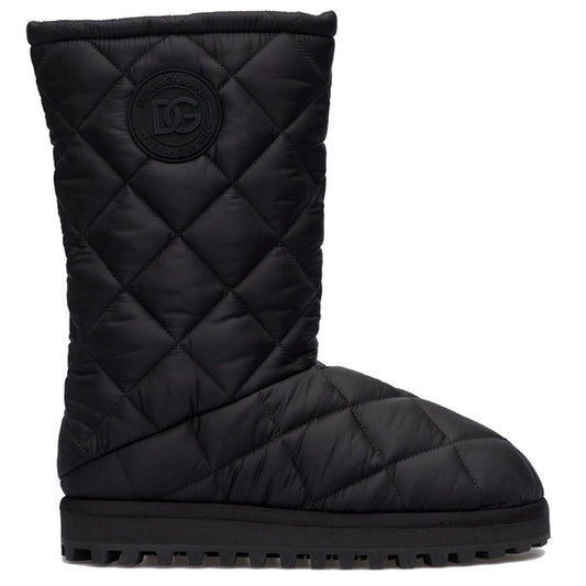 Black Nylon Men Boot