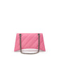 Pink Leather Shoulder Bag