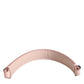 Light Pink Embellished Leather Bag Handle  Shoulder Strap