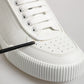 White Miami Leather Low Top Sneakers Shoes