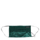 Green Silk Pleated Elastic Ear Strap Face Mask