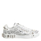 White Portofino Studded Men Sneakers Shoes