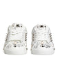 White Portofino Studded Men Sneakers Shoes