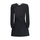 Black Viscose Cocktail Dress