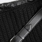 Black Cashmere Knitted Leather Shoulder Women Borse Bag