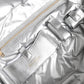 Silver Quilted Filled Crossbody Shoulder Bag SICILY Bag