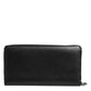 Black Blue Exotic Leather Men Continental Clutch Wallet