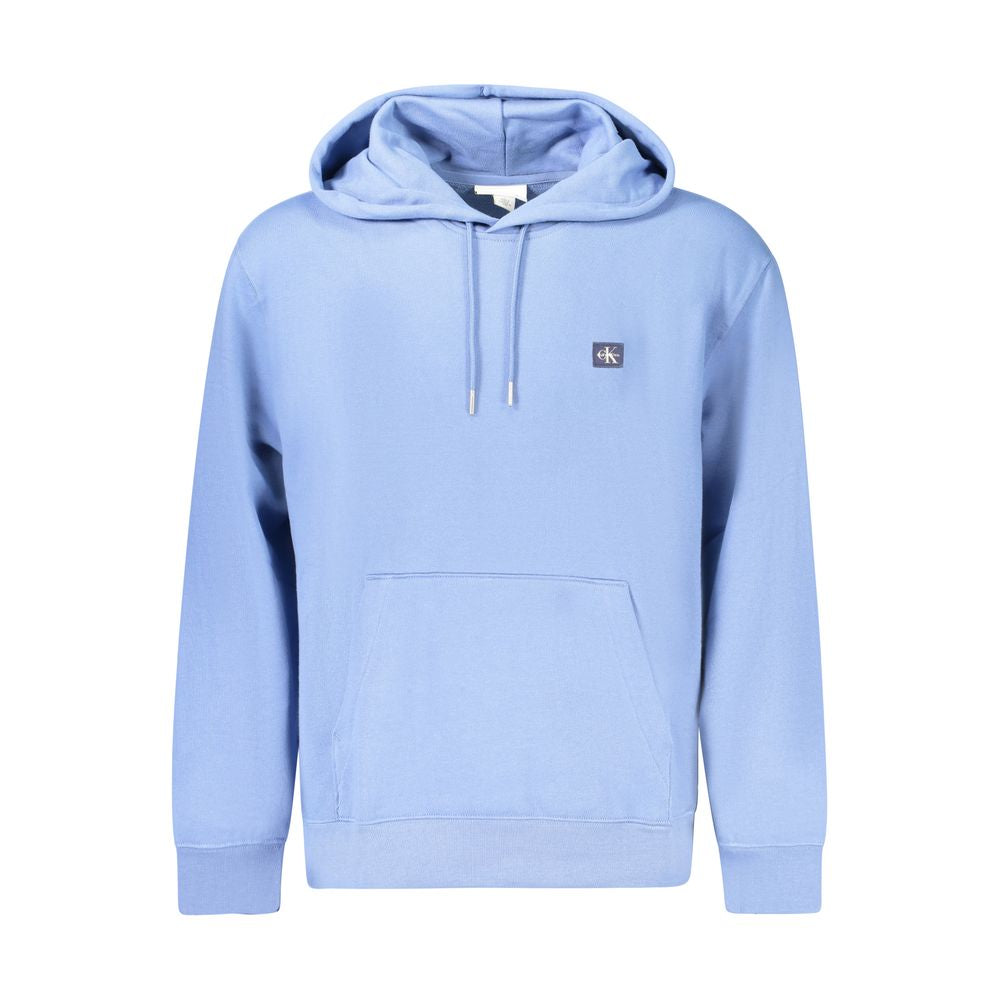 Blue Recycled Polyester Men Sweater