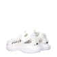 White Leather Athletic Sneakers