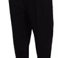 Black CottonStretch Loose DenimTrouser Jeans