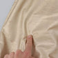Metallic Gold Polyester Straight Trouser Pants