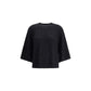 Black Fleece Wool Sweatshirt