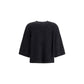 Black Fleece Wool Sweatshirt