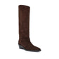 Brown Calf Leather Bos Taurus Ankle Boots