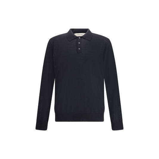 Black Fleece Wool Dress Shirt