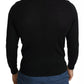 Black Cashmere Crewneck Pullover Sweater