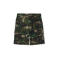 Green Cotton Cargo Shorts