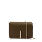 Olive Green Leather Crossbody Bag