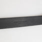 Silver Textured Leather Gold Tone Metal Neckband