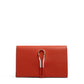 Red Leather Clutch Bag