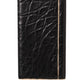 Black Leather Exotic Skin 3000mAh Power Bank Charger USB