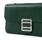 Green Leather Crossbody Bag