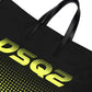 Bicolour Polyester Logo Shopping Bag