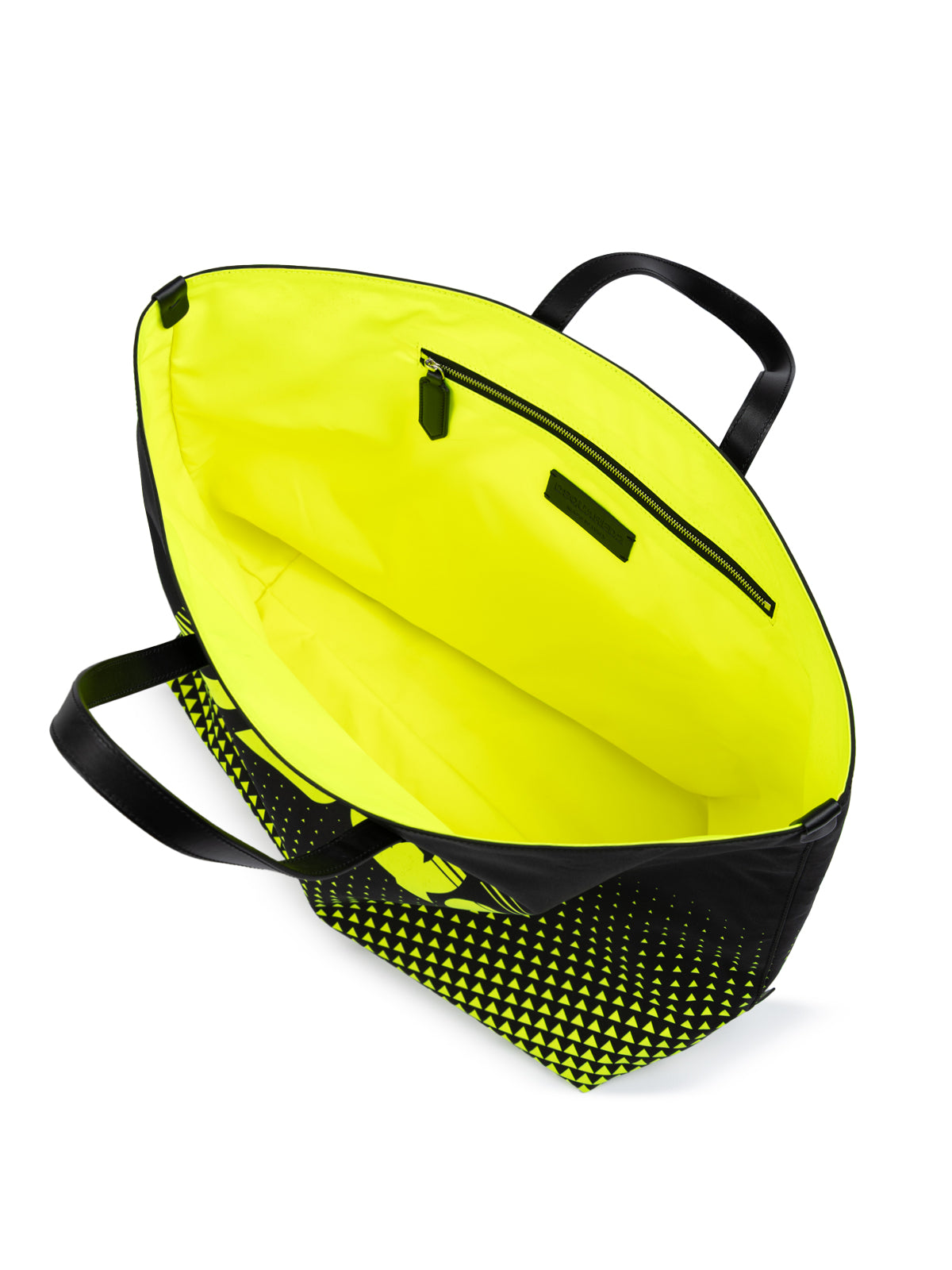 Bicolour Polyester Logo Shopping Bag