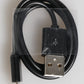 Black Exoctic Leather Embossed 3000mAh Power Bank Charger USB