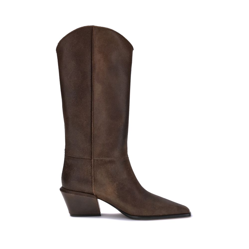 Brown Leather Boots