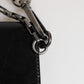 Black Cavallo Leather Wallet Chain Snap Bifold Card Holder