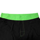 Black Green Logo Waistband Beachwear Short Swimwear