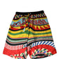 Multicolor Sicilian Carretto Shorts Swimwear