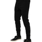 Black Cotton Jogger Jogging Men Trouser Pants