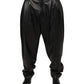 Black Lamb Leather Trousers Men Pants