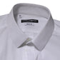 White Cotton GOLD Long Sleeves Formal Men Shirt