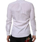 White Cotton MARTINI Long Sleeve Dress Shirt