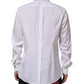 White Cotton GOLD Long Sleeves Formal Shirt