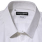 White Cotton GOLD Long Sleeves Formal Shirt