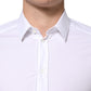 White GOLD Cotton Long Sleeves Dress Men Shirt